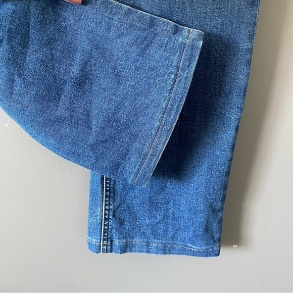 Vintage Y2K Distressed Jeans Low Rise Straight Leg McBling Denim Size 28 - Picture 7 of 15